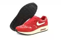 new style nike air max 87 leather rouge floral,nike air max 87 1 premium argente